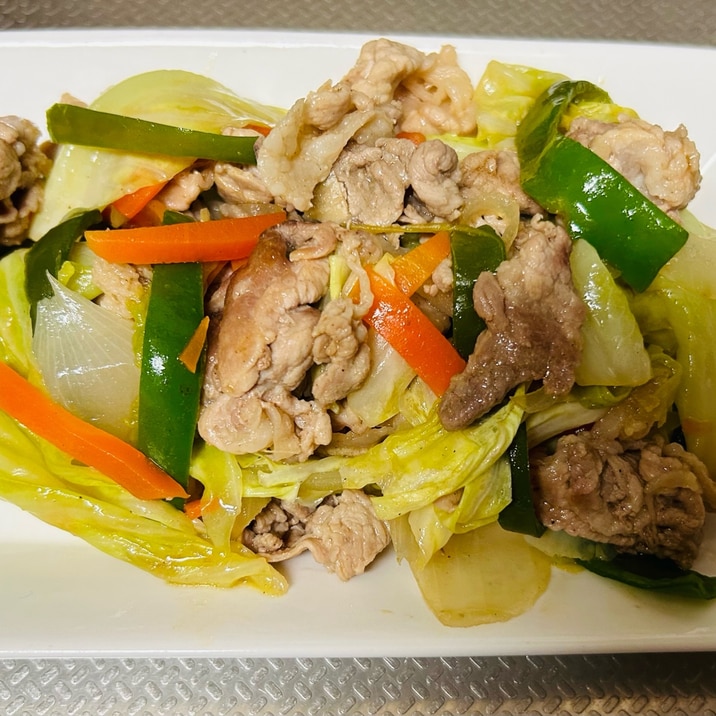 *豚肉野菜オイスター炒め*